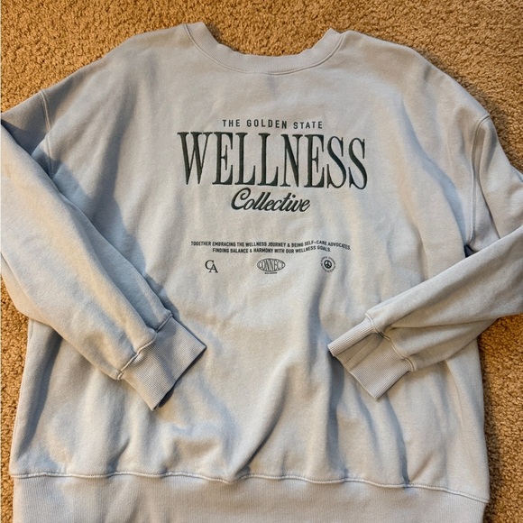 Old Navy Blue and Green Sweatshirt - Picture 1 of 6